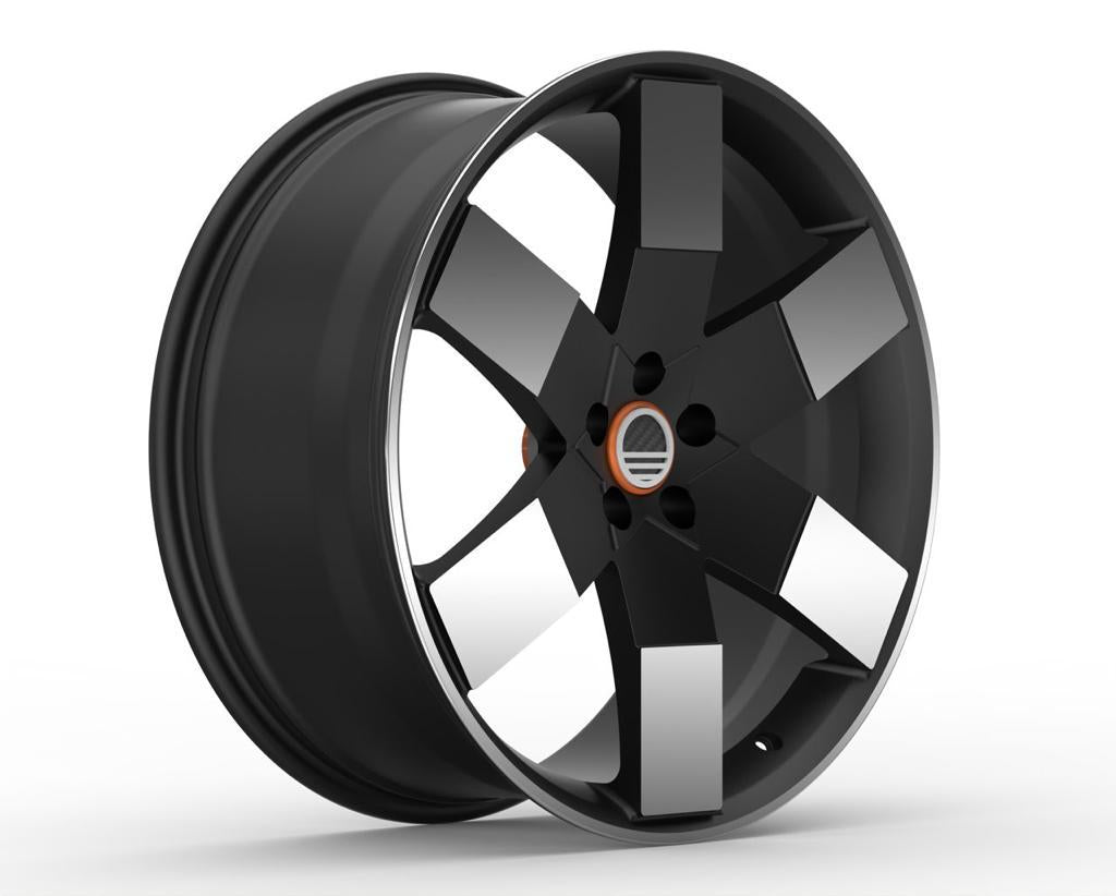 FORGED RS735/731 17インチ9J/8J+42 PCD 114.3 Forged wheels 21” - block spoke diamond cut – Everlast